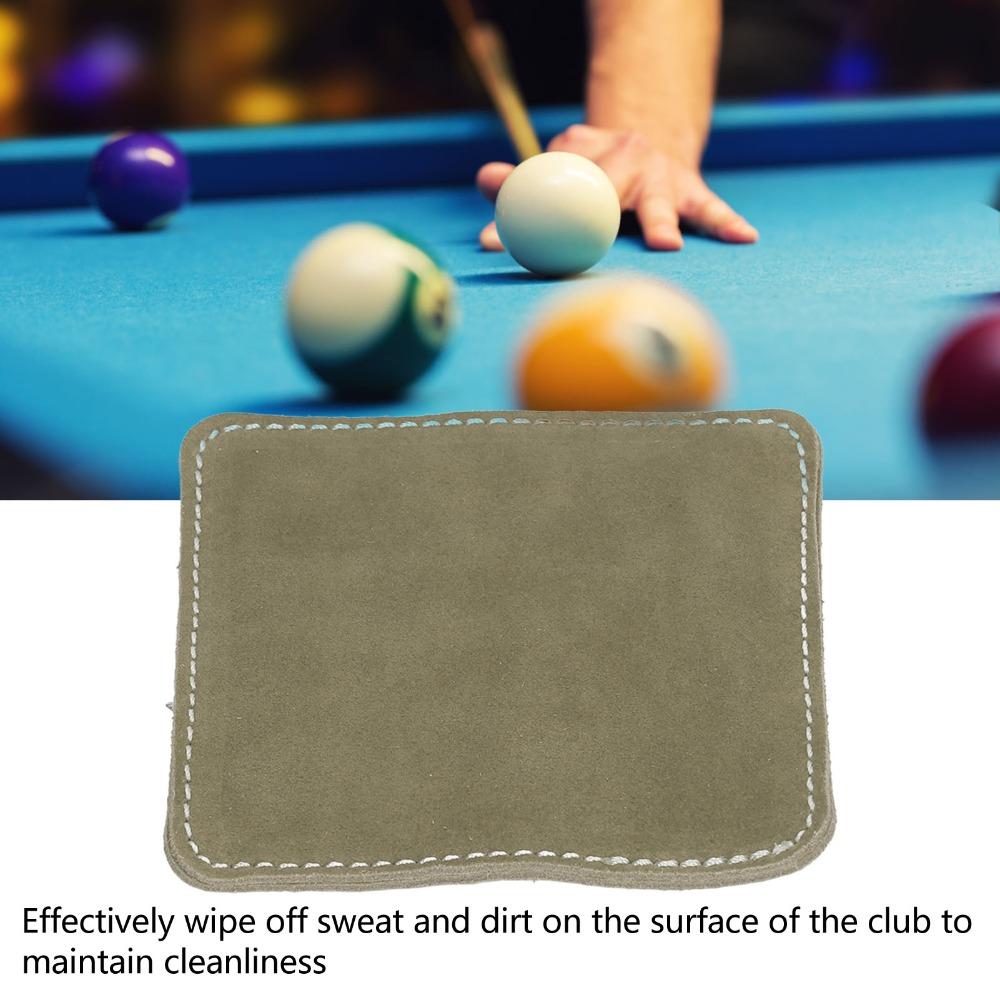 Leather Pool Cue Cleaner Durable Pool Cue Polisher Billiard Cue Cloth Billiard Maintenance