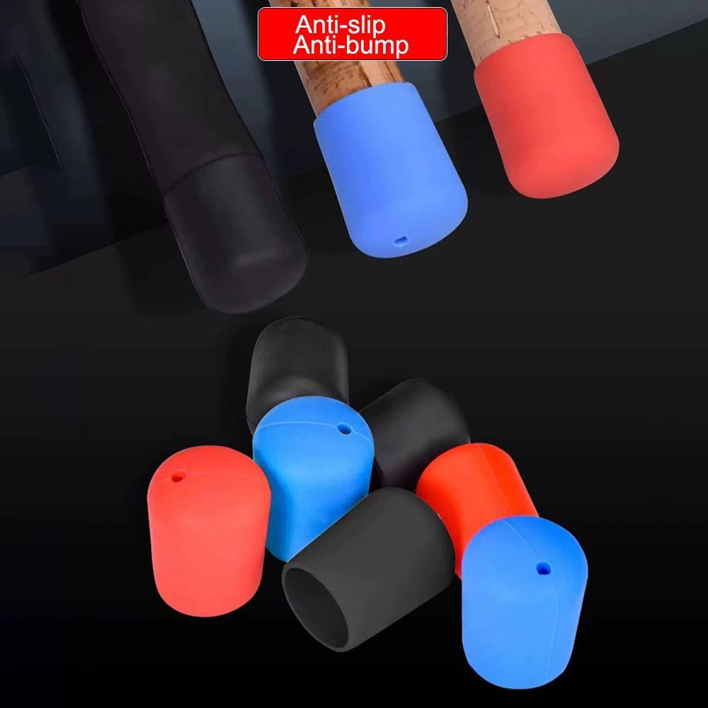 Разноцветные заглушки для кончика удилища, силиконовый протектор для комля удилища, новый задний блок