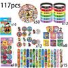  Birthday Party Decor Disposable Tableware Cup Paper Bracelet Gift Bag Party Decoration Supply Baby Shower Gift