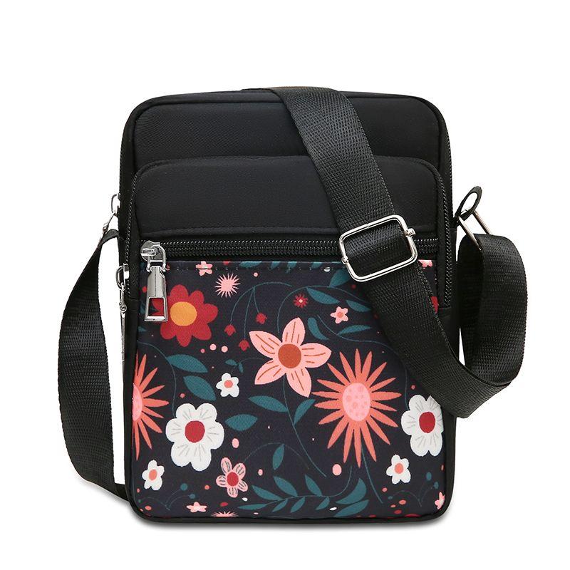 Женская сумка из нейлона для людей среднего и пожилого возраста, сумка через плечо из ткани, многослойная женская сумка для бизнеса