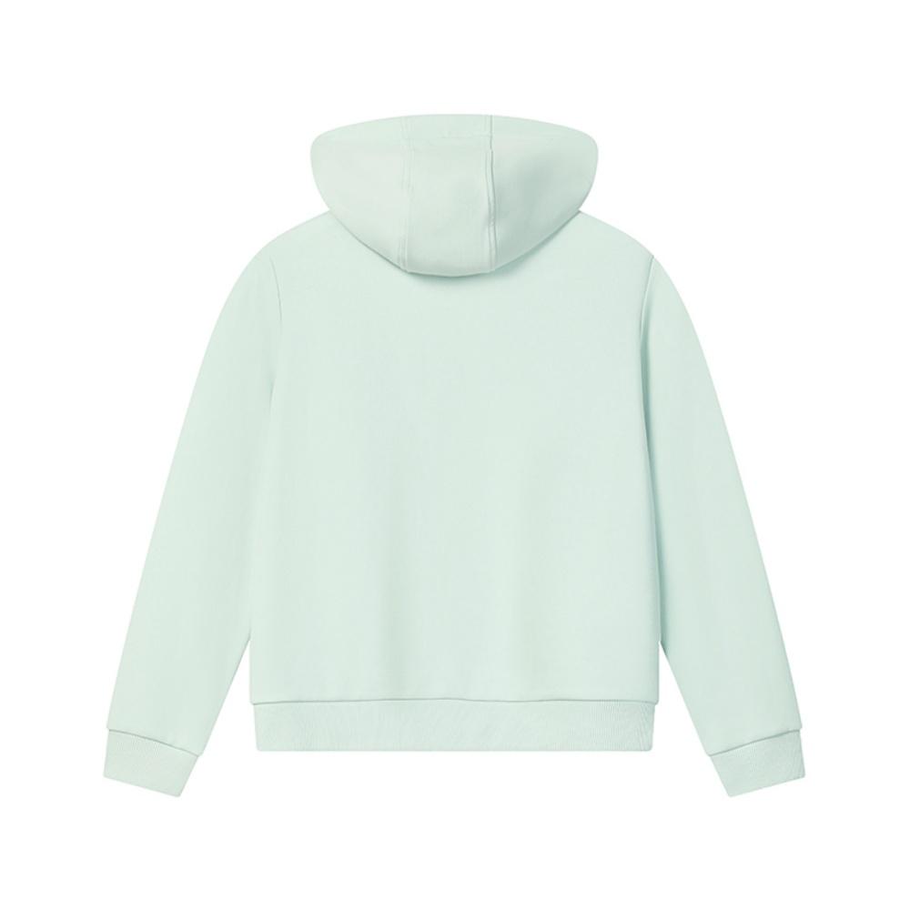 Fila Наследие Мода Простой Спортивный Повседневный Универсальный Удобный Вязаный Худи Женские толстовки Зеленый F61W548201FLG