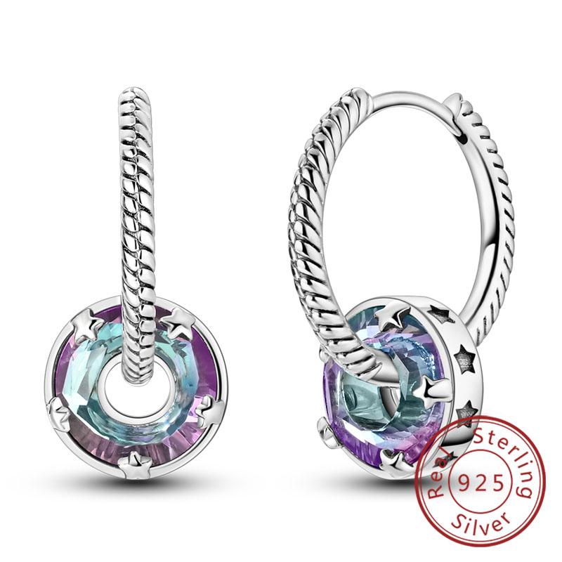 S Медные серьги-кольца Сверкающая звезда луна U Серьги в форме сердца бабочки для женщин для вечеринки свадьбы ювелирные изделия