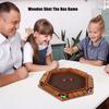 Shut The Box Board Game with Dice 6-Way 1 To 6 Players Kids Adults Family Educational Math Number Strategy Game Wooden Close The Box Toy Game Night