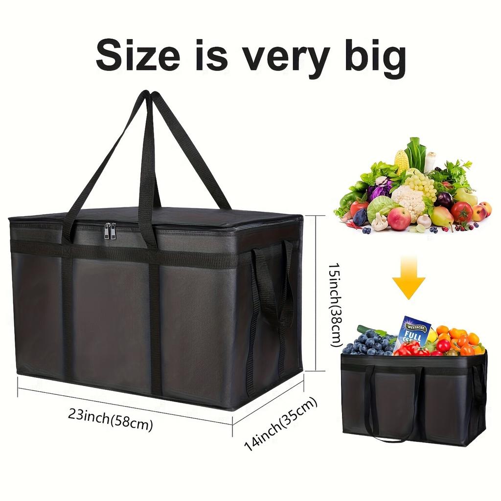 Большая термосумка Express Bag, Прочная термосумка, Многосекционный дизайн, Портажная сумка-холодильник для кемпинга на открытом воздухе