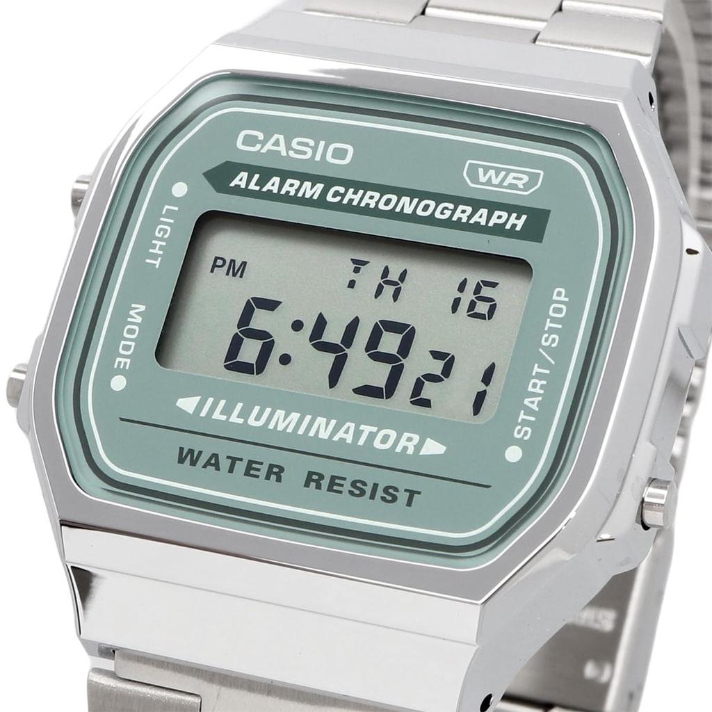 Casio Цифровая серия Vintage и Серебряные с Зарубежной моделью Часы, A168WA-3AY, Мужские, Женские
