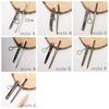 Zinc Zinc Zinc Alloy Mini Sword KeyChain Ancient Scabbard Key Ring Toy Weapon Key Chain  Home
