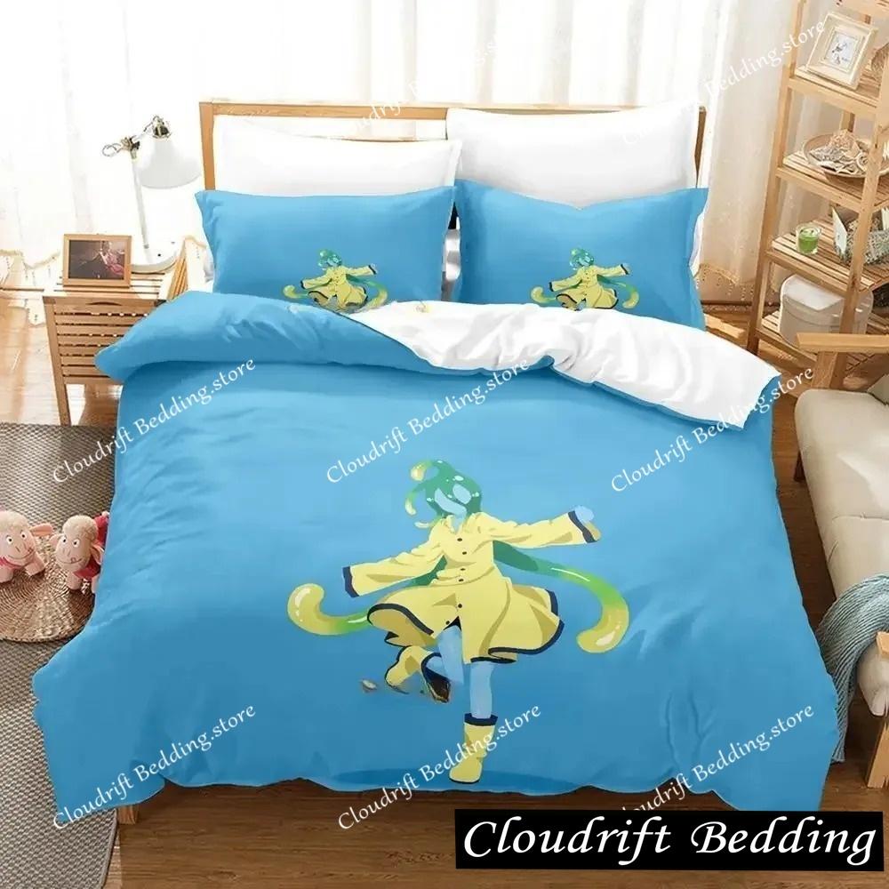Комплект постельного белья Monster Musume Single Twin Full Queen King Size Bed Set Adult Kids Bedroom Duvet Cover Sets 3D Anime Bed Sheet Set
