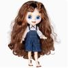 Милые джинсовые брюки, рубашка, модная футболка принцессы, одежда для кукол azone ob24 для кукол blythe