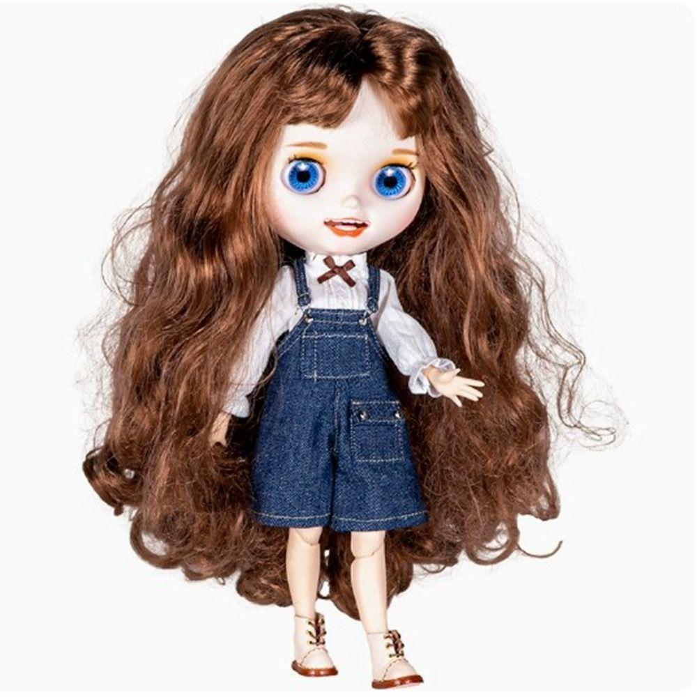 Милые джинсовые брюки, рубашка, модная футболка принцессы, одежда для кукол azone ob24 для кукол blythe