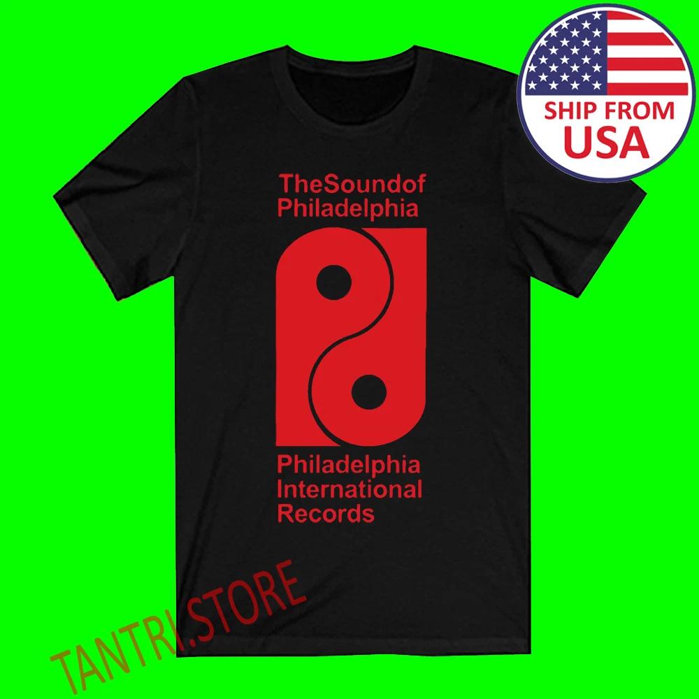 Philadelphia International Records Men's Black Size S to 3XL