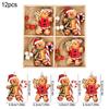 Wooden Christmas Ornaments Gingerbread Man Gnome Tree Hanging Decorations Festive Home Holiday Gift
