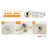 KIYOHARA Sankokko Spring Hooks, 6 pairs, diameter 15mm, black nickel, with nailing tool SUN18-32