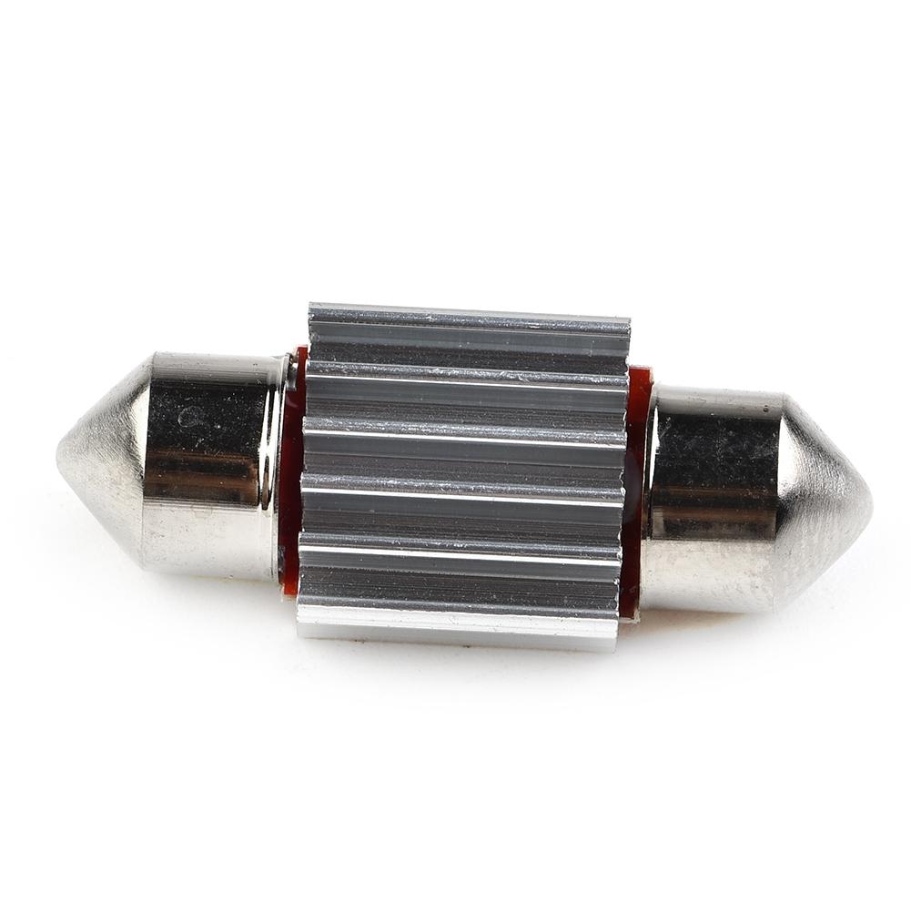 Аксессуары Автомобильные фары Детали Декор 2W 180LM 1шт Авто 12V 36MM светодиодная лампа