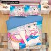 Kawaii Izumi Sagiri 3D Anime Print Комплект постельного белья Пододеяльники Наволочки Цельный стеганый плед Комплекты постельного белья Постельное белье Пододеяльник