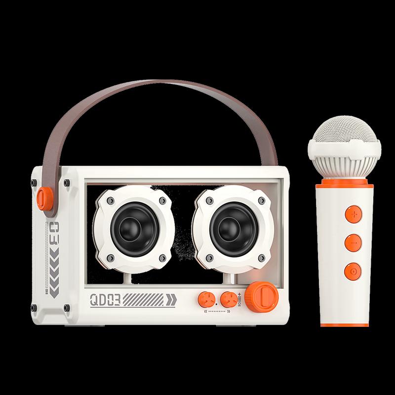 Bach Johann QD03 Wireless KTV Bluetooth Speaker with Microphone