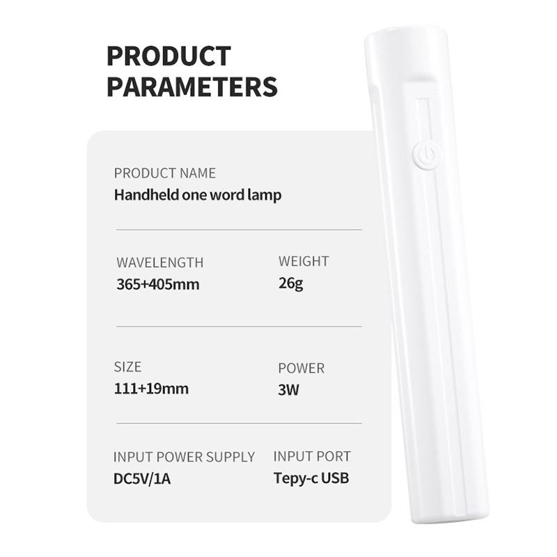 Быстросохнущий аппарат для фототерапии ногтей 3 УФ-светодиода 3 Вт Гель-лак Сушилка для ногтей Лампа Маникюрный инструмент USB-оборудование для салонов