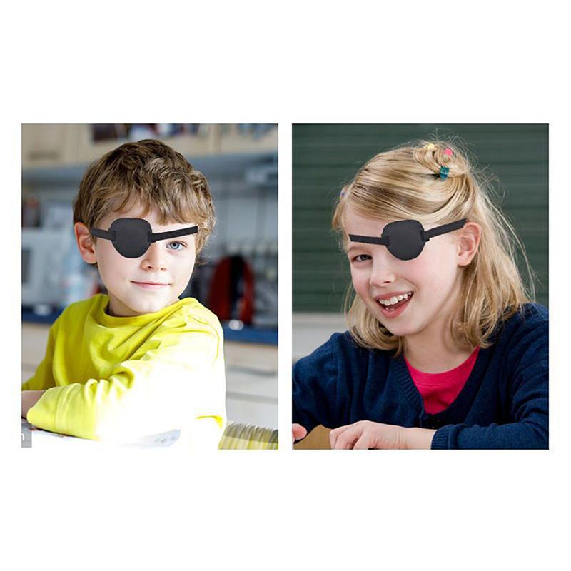 1 шт. повязка на глаз для взрослых, регулируемые мягкие ленивые повязки для амблиопии для левого или правого глаза, для взрослых и детей