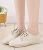 Leather Women's Casual Shoes Female Soft-sole Moccasins Fashion White Shoes Luxury Sneakers Women Brand Flat Shoes Plus Size 41