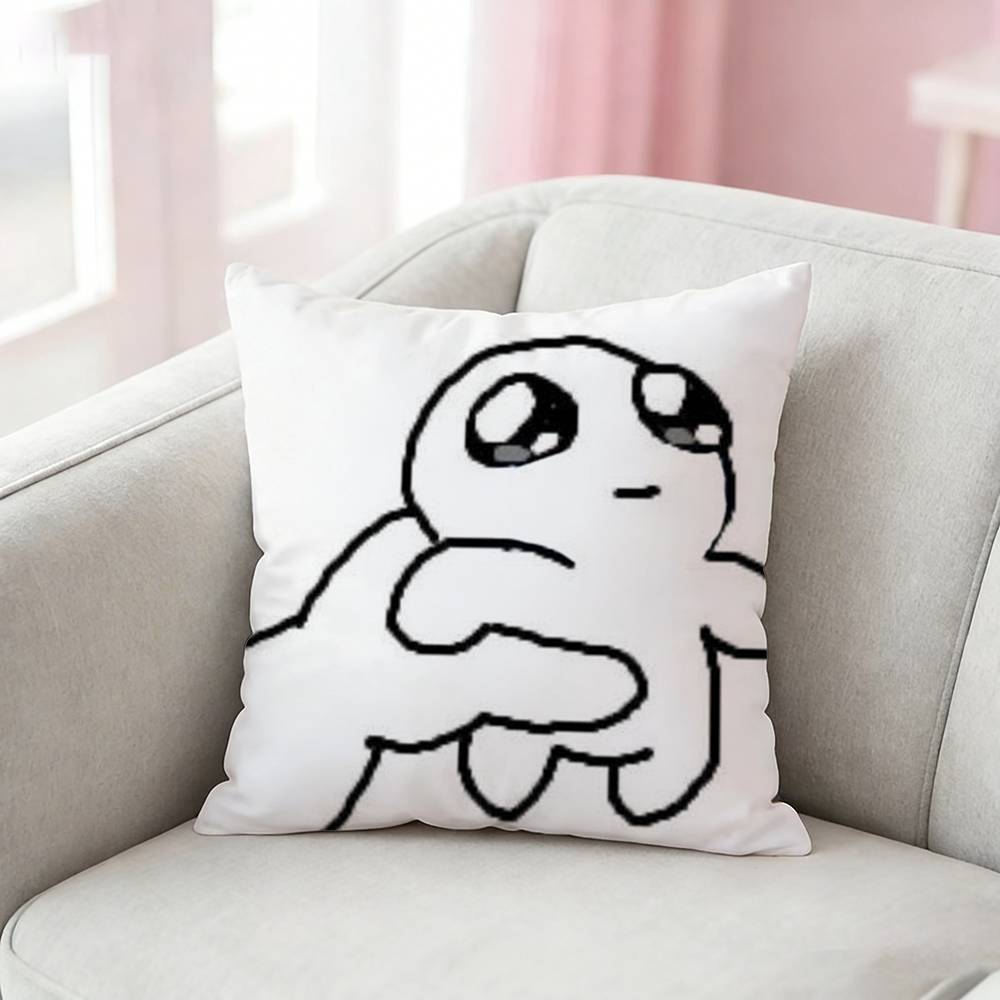 Tbh Autism Yippies Creature Pillow Case Pattern Printed Pillowcase For Living Room Sofa Cushion Cover