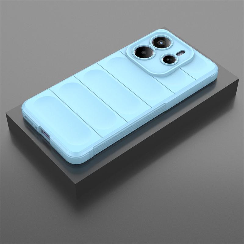 Силиконовый матовый чехол для телефона для Xiaomi Redmi Note 14 5G Чехол-накладка для Redmi Note 14 5G Противоскользящий Ударопрочный Чехол-накладка