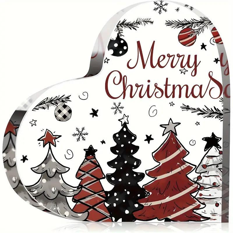 1pc Acrylic christmas ornaments Mother's Day Gifts Home Decoration Ornaments