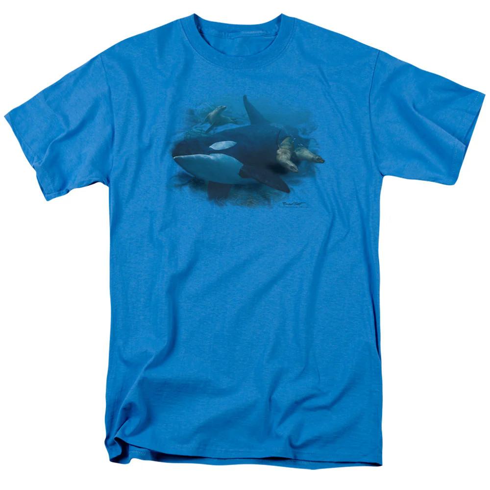 Wildlife Orchestrated Maneuver Mens T Shirt Turquoise Officially Licensed