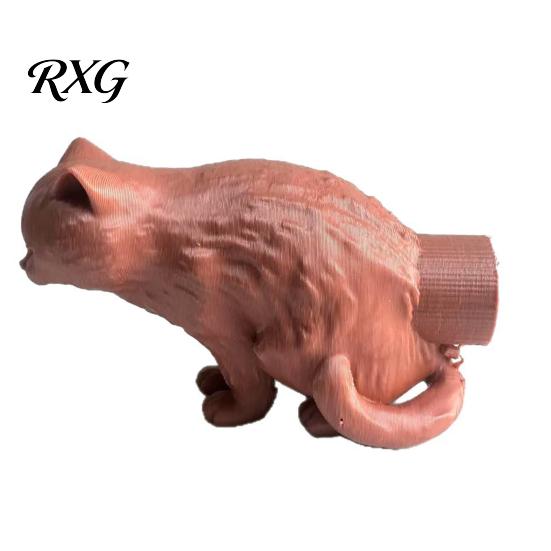 Fun Toothpaste Dispenser for Kids 3D Printed Cat Cap, Funny Vomiting Topper, Decorative Tube Squeezer Creative Adults Bathroom Accessory Unique Gifts