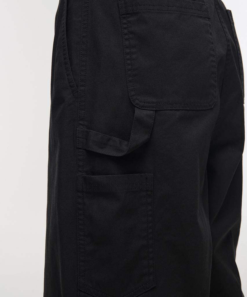 MUSINSA STANDARD WOMAN Women'S Wide Carpenter Pants [Black]