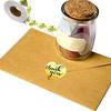 500 Thank You Stickers Mini Diy Craft Gold Heart Shaped Lables Wedding Favour