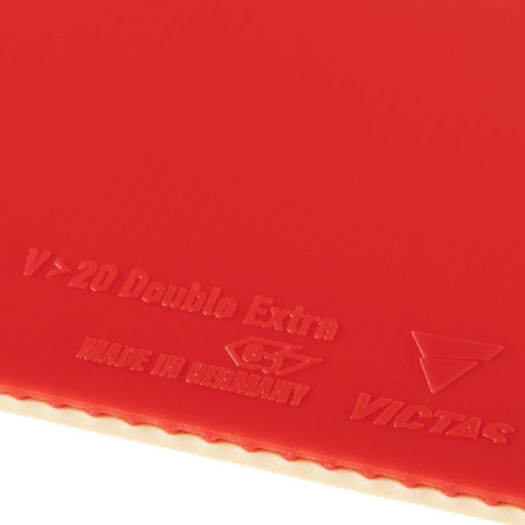 Victas Table Tennis Rubber Double Extra Inverted Rubber Red MAX 200080 (VICTAS) V>20 (Double Extra) (0040)