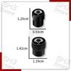 4Pcs Car Logo Wheel Tire Valve Caps Tyre Rim Stem Covers Airdust Waterproof For Actyon Sport Korando Kyron Rexton Musso Tivoli