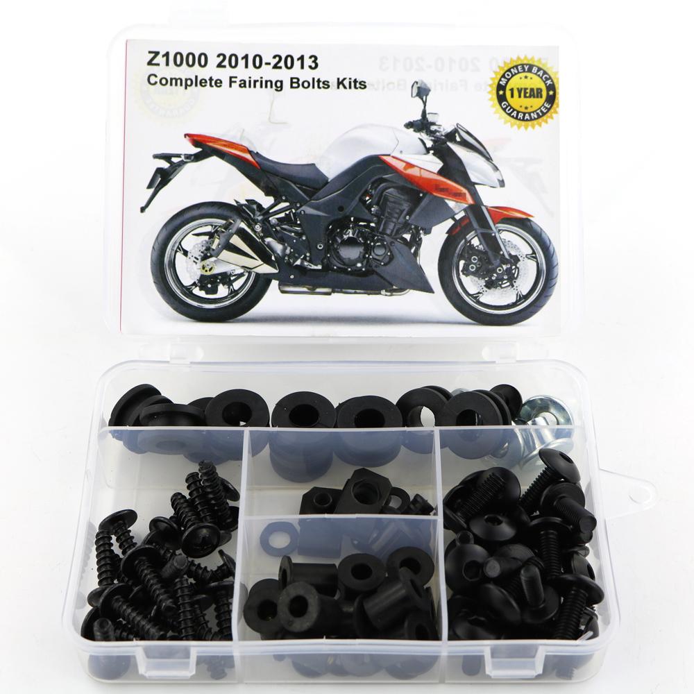Fit For Kawasaki Z1000 2010 2011 2012 2013 Motorcycle Complete Full Fairing Bolts Kit Clips Cowling Screws Nuts Steel