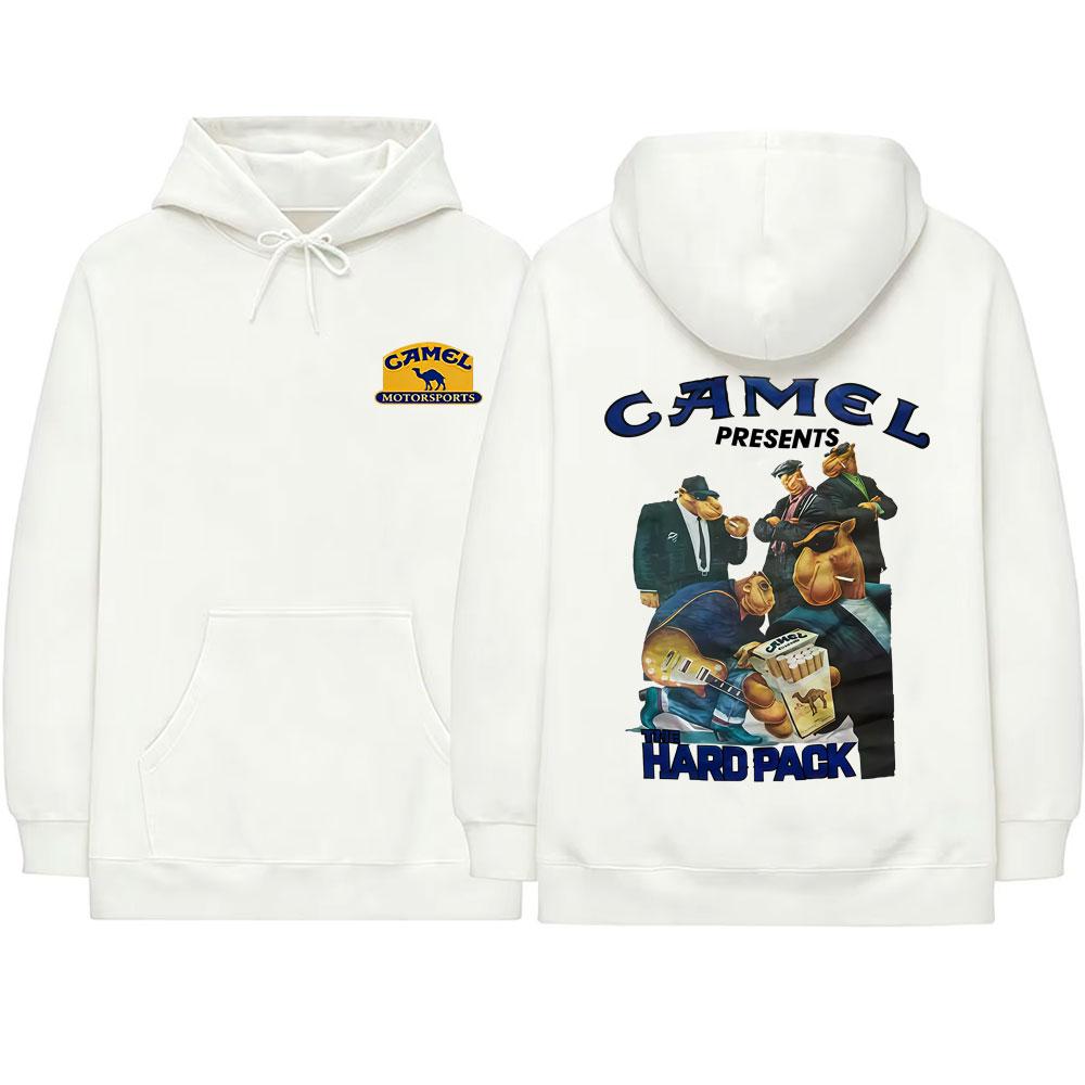 Camel Motocycle Car Graphic Hoodie Unisex Fashion Oversized Streetwear Casual Vintage Fleece Cotton Pullover Hoodies