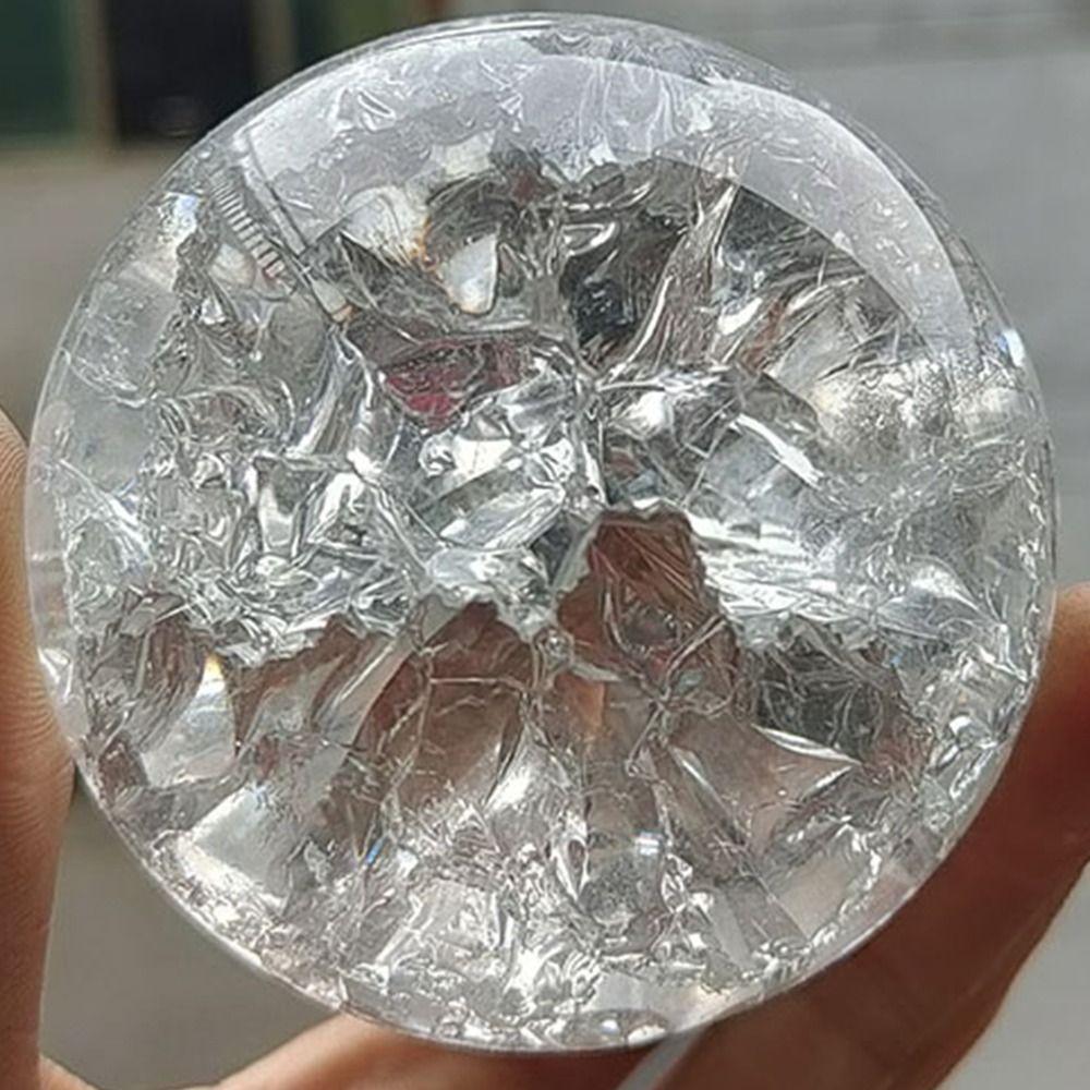Transparent Handicraft Feng Shui Decorative DIY Crystal Ball Magic Sphere Glass Marble Ornament