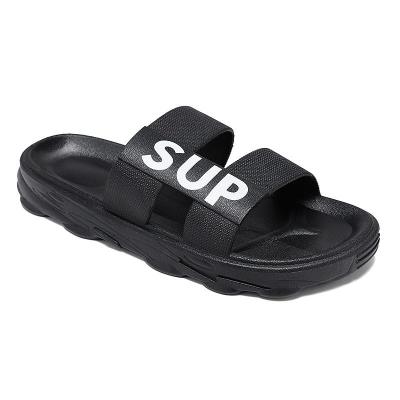 Летние новые модные мужские шлепанцы для улицы и отдыха, пляжные шлепанцы на мягкой подошве с нескользящей подошвой для мужчин