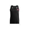 Adizero Promo Running Singlet Striped Logo Print Quick-Dry Sports Жилет Мужской Топ Черный IL1495