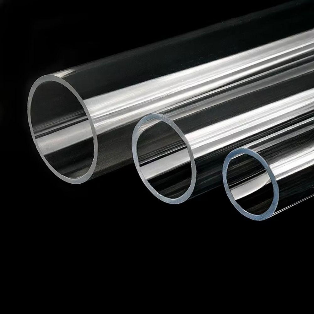 1Pcs O.D 16/20/25/32/40/50mm Acrylic Tube Clear Transparent Pipe Fittings  Aquarium Supplies