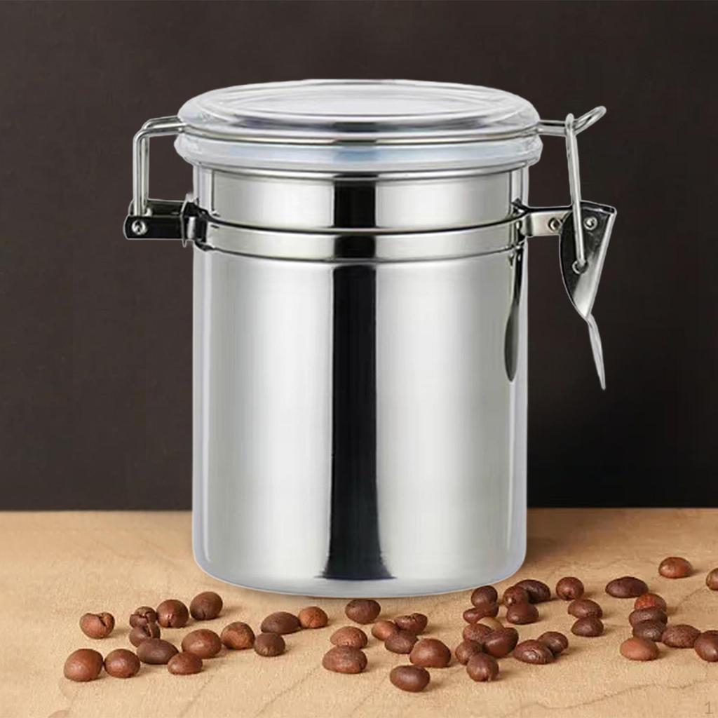 Контейнер для кофейных зерен, кухонная банка для хранения зерновых, многофункциональная посуда, герметичный резервуар для