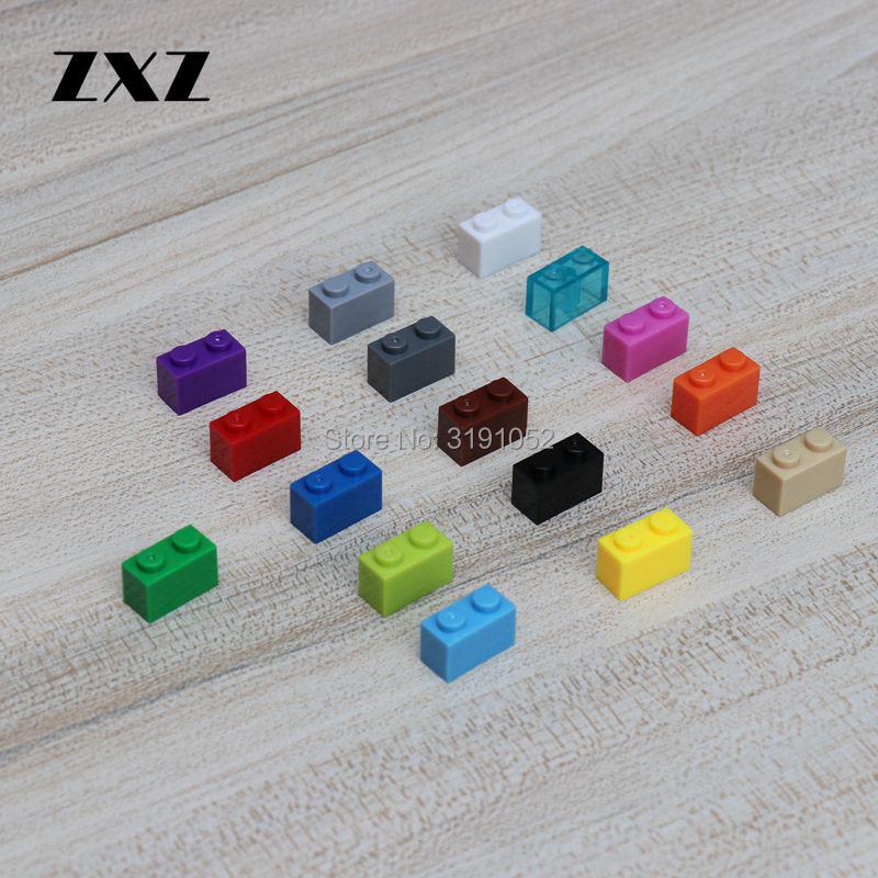 Model Building Kits Bricks 1 x 2 DIY Creative Brick Toys Educational Bulk Bricks 3004 Blocks for Kids Gift To Create Castle