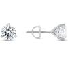 Jewels Prim 1.25 Ct Round Cut Diamond Stud Earrings Solid14K White Gold Martini Screw Back Earrings For Mother's Day Gift