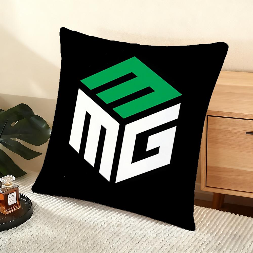 Бренд M-Mmg Чехол для подушки-кушона Мягкий короткошерстный чехол для подушки Гладкая уютная текстура Эстетичный чехол для кушона Декор для дома
