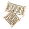 Handwoven Straw Reptile Hammock Breathable Woven Eco-Friendly Bird Swing Mat Chewable Decorative Foraging Mat Toys Bird Cage