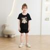 Children's casual short-sleeved t-shirt - Summer Boys' and Girls' Casual Cute Cat T-shirt