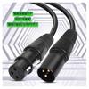 Canon Line 3-контактный XLR «папа» — «мама» микрофонный кабель, DMX-кабель патч-корд, бескислородная медь, 3 м, для записи микрофона, профессиональной записи,
