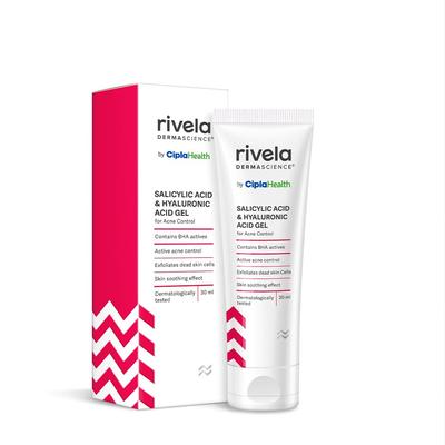 Rivela Dermascience Гель против акне от 30 мл Упаковка 1 шт. Для контроля жирности Гладкая кожа с салициловой кислотой