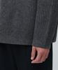 MUSINSA STANDARD Lambswool Ribbed Turtleneck Knit [Medium Grey]