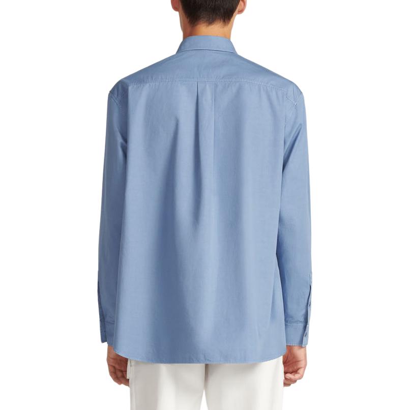 DIOR Homme Logo Embroidered Long Sleeved Shirt 413C504A6017-C580