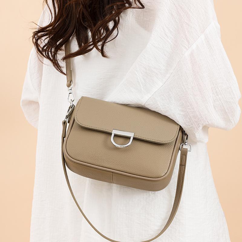 100% Genuine Leather Handbag  Fashion Solid Color Female Shoulder Crossbody Bag Women bags Designer Cowhide Ladies Tote Bags