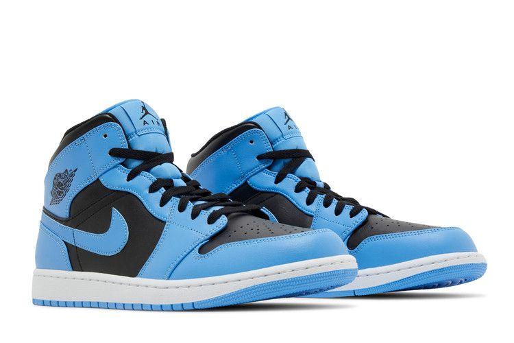 Jordan 1 Средний синий черный