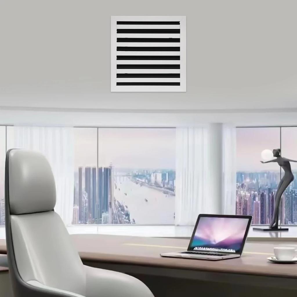 Bymaocar Modern Standard Linear Slot Diffuser,8-hole Aluminum Alloy Ventilation Grille,Register Grille for Ceiling&Walls&Floors